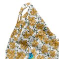 thumbnail image 5 of Floral Lounger Chair Bag, Computer Graphics Arrangements Flowers and Leaves on Plain Background, High Capacity Storage with Handle Container, Lounger Size, Pale Orange and White, by Ambesonne, 5 of 5