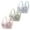 Z-24Blue, variant on Youmylove 3-Pack Bra Women Large Strapless Lace Full-coverage Underwear Thin Side Fold Side Gather Adjustable Bra Ladies Brassiere