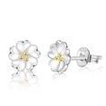 thumbnail image 3 of Fiudx Pendientes Elegantes, Diseño Floral con Separación de Temperamento, Elegante Accesorio de Aleación, Ligero y Compacto, Ideal para Uso Personal, Fiesta o Regalo, Ideal para Amantes de La Moda, F, 3 of 6