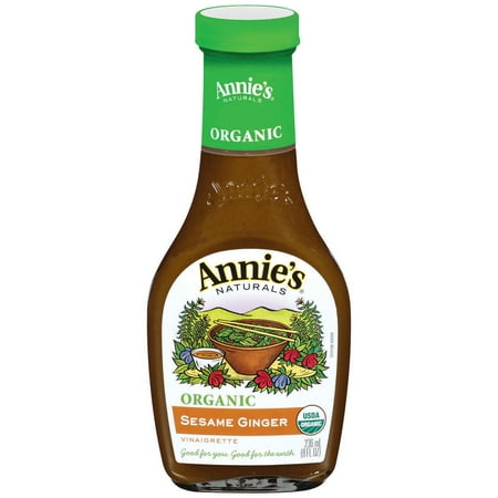 Sesame Ginger Dressing - Annie's Naturals Organic Sesame Ginger Vinaigrette, 8 FL OZ (Pack of 6)