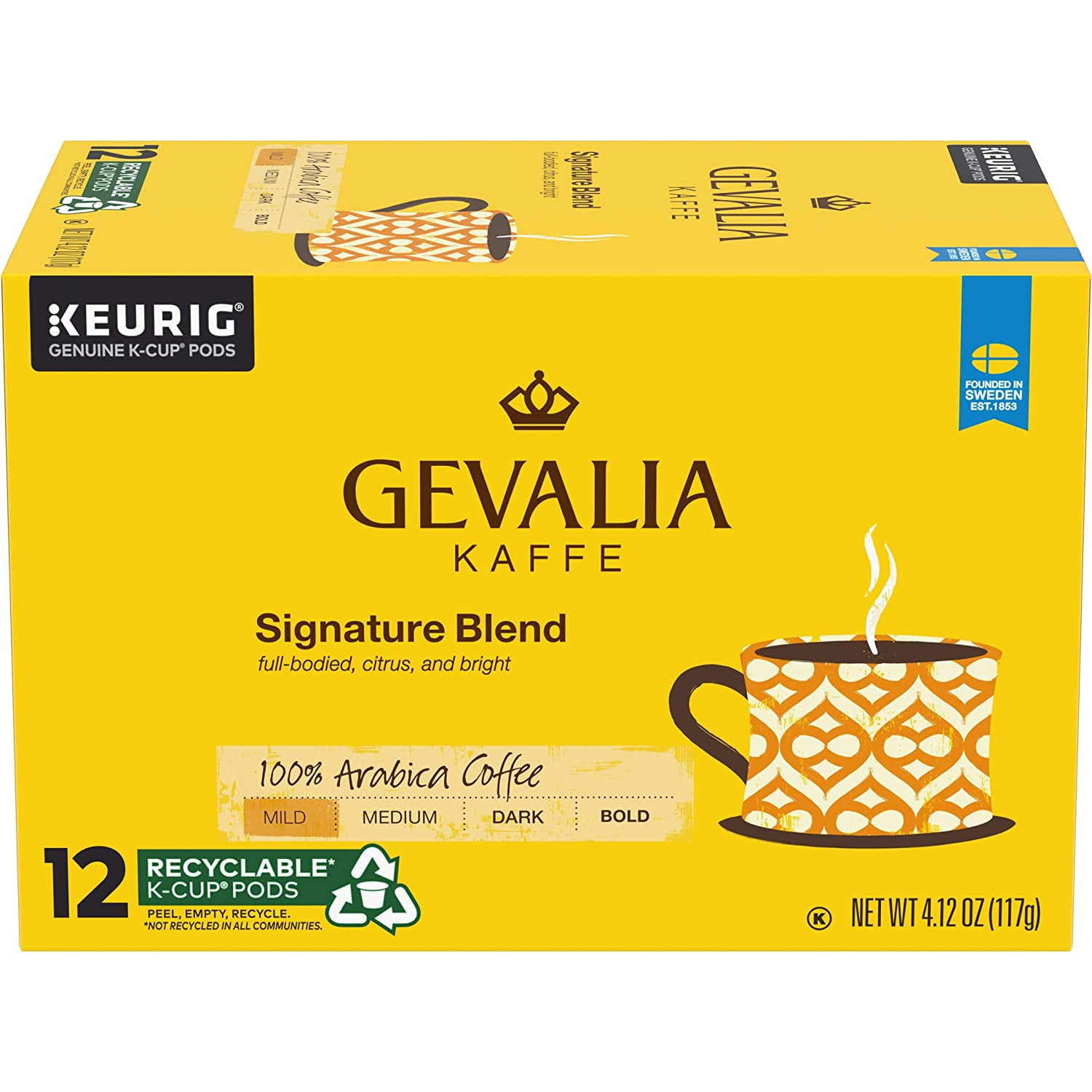 mild k cup coffee