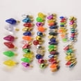 thumbnail image 5 of Colgante decorativo de cuentas navideñas de colores con bombillas pequeñas de galvanoplastia de plástico, accesorios festivos, variedad de especificaciones, 5 of 5