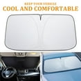 thumbnail image 6 of Elegant Choise FIT Chevrolet Car Windshield Sun Shade Shield Cover Visor Foldable UV Heat Block, 6 of 11