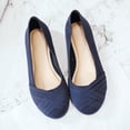 thumbnail image 4 of Women's Wide Width Ballet Flats - Casual Comfortable Round Toe Plus Size Flat Shoes, 4 of 7