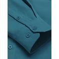 thumbnail image 3 of COOFANDY Mens Long Sleeve Button Down Shirts Untucked Shirts for Men Casual Dress Shirts Wedding Shirts, 3 of 5