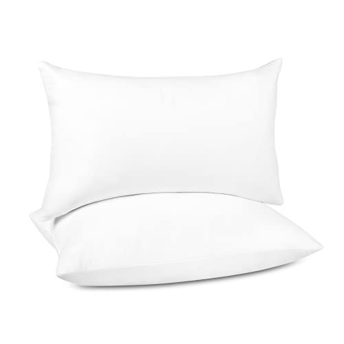 Insertos de almohada lumbar puredown® de 30 x 50 cm (paquete de 2), color blanco