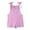 Purple, variant on JHLZHS Baby Girl Romper Dress 6-9 Months Girls Romper Sleeveless Adjustable Tie up Strap Short Jumpsuits Summer Clothes with Pocket Toddler Cheerleader Outfit