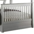 thumbnail image 6 of Wooden Twin/Full Bunk Bed with 2 Drawers Gray - Saltoro Sherpi, 6 of 9
