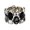 black and white, variant on Beautiful Stretchable Crystal Bridal with Multi Tone Rhinestones Wedding Bangle Fashionable Gift for Her