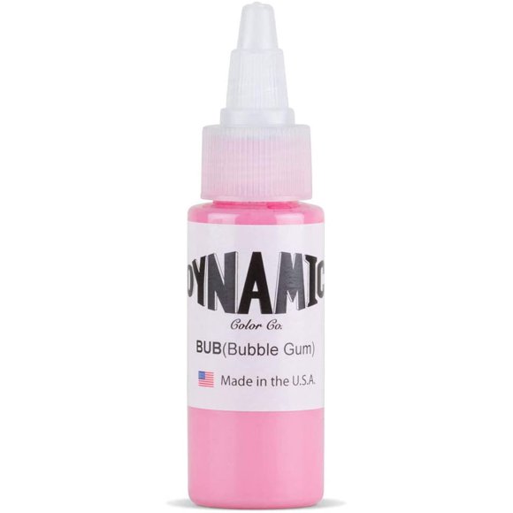 Dynamic Tattoo Ink Color Bubble Gum Pink 1 Ounce