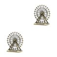 thumbnail image 1 of Ounissouiy Tower Statue Collectable Creative Ornament for Cabinet Desktop Bedroom Wine Torre de la rueda 2Conjunto, 1 of 1