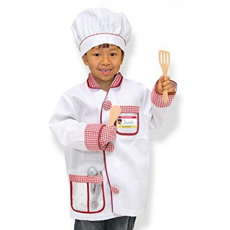 Melissa & Doug Chef Role Play Costume Dress -Up Set With Realistic