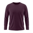 thumbnail image 4 of Hilenly Men’s Long Sleeve Shirts Crew Neck Athletic T-Shirt Gym Workout Running Shirt, 4 of 7