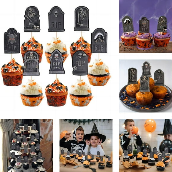 8 Pieces Cupcake Decorations Cemetery Cake Picks Cupcake Decorations Theme Party Supplies Cake Topper Birthday 12 Two Wild Cake Topper Girl Rose Snap Chat Cake Topper Two Cake Topper Boy Sweet Sixteen