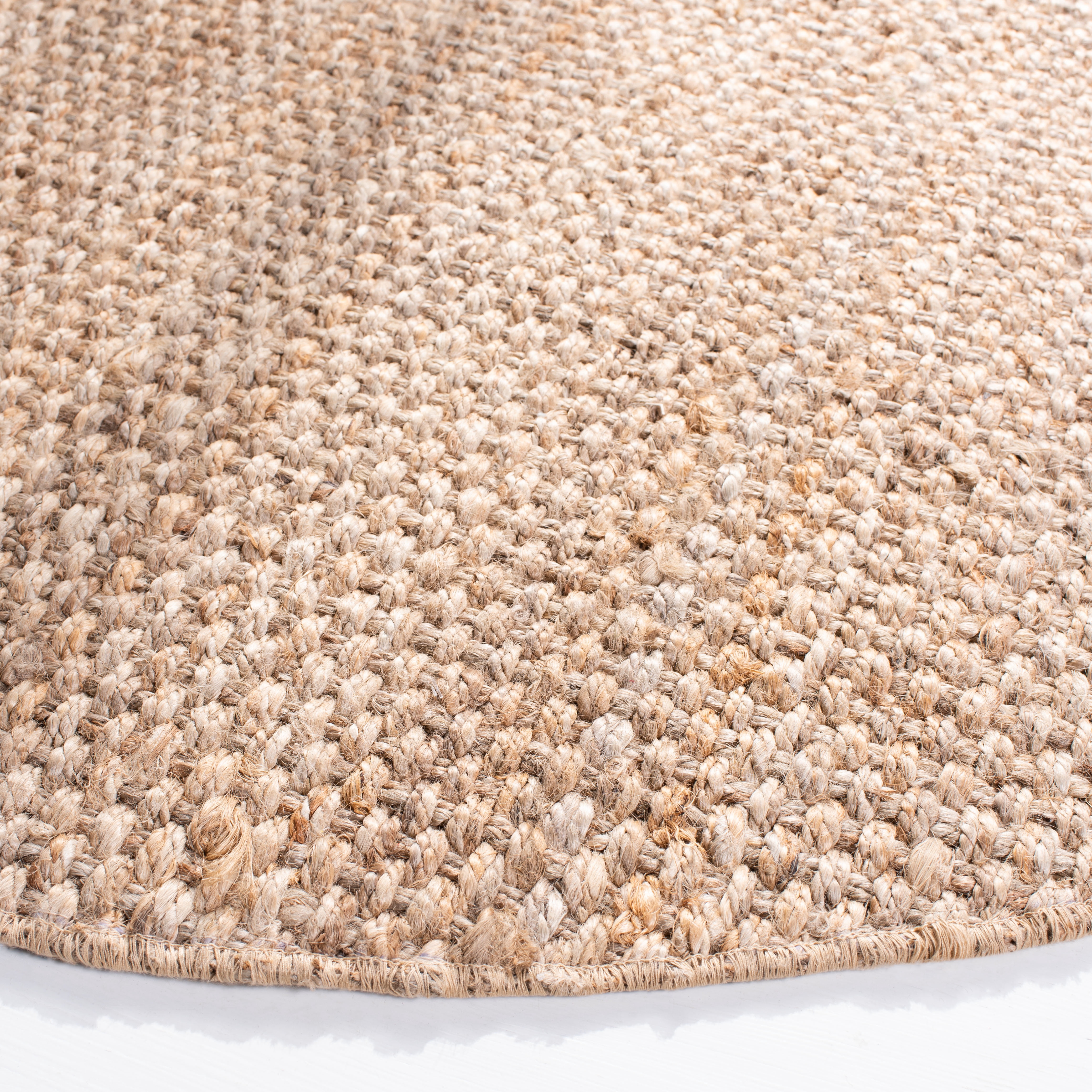 Safavieh Natural Fiber Malcolm Solid Area Rug, Natural, 8' x 8' Round