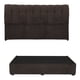 thumbnail image 1 of Cabecera King Size Nube + Base Cama Chocolate, 1 of 8