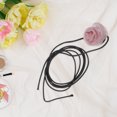thumbnail image 5 of Unique Bargains 1Pc Choker Necklace Delicate Satin Rose Tie Wrap Around Wrist Bracelet Pink, 5 of 6