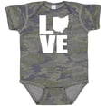 thumbnail image 3 of Inktastic Ohio Love Boys or Girls Baby Bodysuit, 3 of 5