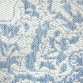 thumbnail image 4 of Nicole Miller New York Patio Country Azalea Transitional Medallion Indoor/Outdoor Area Rug, Grey/Blue, 1'9"x2'11", 4 of 9