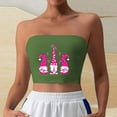 thumbnail image 2 of Nmnitkp Tube Tops for Women Breast Cancer Print Strapless Top Bandeau Crop Top Premium Healthy Fabric Summer Streetwear & Show off your Figure Tube Top（Plus Size）, 2 of 4