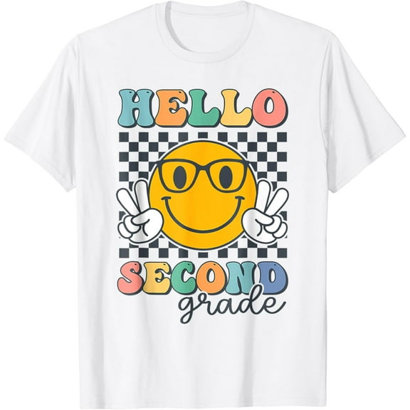 DOPASHIRT Hello Second Grade Teacher Kid Team 2Nd Grade Back To School T-Shirt Unisex S-5XL Hot Trending Shirt, Vintage Birthday Gift