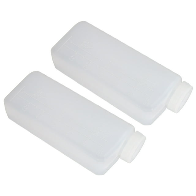 Botella de Mezcla de Combustible de Gasolina de 2 Accidentes Cerebrovasculares, Artesanía, Contenedor de Botellas de Mezcla de Aceite 2pcs 600 ml de Plástico de Nylon