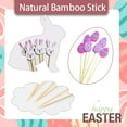 thumbnail image 3 of 100 Pcs Bamboo Cocktail Picks, Fancy Toothpicks for Appetizers, Handmade Bamboo Skewers, Disposable Bamboo Sticks, Cocktail Garnish, Charcuterie Accessories (4.7 Inch Multicolor Candy Heart), 3 of 6