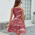 thumbnail image 6 of Meat Women's Tank Dress V Neck Sleeveless Summer Sundress, 6 of 7