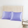 thumbnail image 3 of Silk Pillowcase for Hair and Skin Simulated Silk Pillowcase for Hair and Skin - Simulated Silk Pillowcase 2 Sets 20X26 Inches with Envelope Closure,Women Men Mens Hair Color, 3 of 5