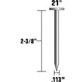 Framing Nails 23/8Inch x .113 Full Round Head 21 Degree