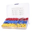 thumbnail image 5 of BOROCO 244 Uds Conectores De Cable Terminal Hembra Macho Trasero Rojo Azul Amarillo Para Taller De Garaje En Casa, 5 of 5