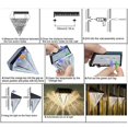 thumbnail image 4 of 2x LED Solar Stair Lamp impermeable al aire libre Valla Jardín Patio Patio Iluminación Tmvgtek Iluminación del hogar multifuncional, 4 of 6