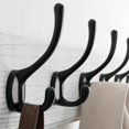 thumbnail image 4 of GFDYREE Rustic Wall Mounted Coat Rack, 16-inches Hole to Hole, Pine Real Wood Plank Wall Coat Rack with 5 Hooks, Farmhouse Coat Hanger Wall Mount for Hanging Backpack Jacket Coat Hat, 4 of 6