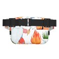 thumbnail image 3 of Fotbe Gnome Camping Cangurera Cuadrada con Estampado de Doble Capa, Bolsa de Cintura Ajustable Mini para Hombres y Mujeres, 3 of 9