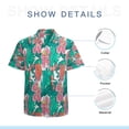thumbnail image 7 of High Quality Hawaiian Shirts for Men Short Sleeve Aloha Beach Shirt Floral Summer Casual Button Down Shirts Blouses PCU8XQ, 7 of 7