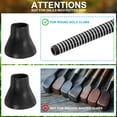 thumbnail image 5 of Uxcell Golf Ball Retriever Grabber Golf Ball Suction Cup Grabber Rubber Putter Grip Picker Upper Tool Black, 5 of 7