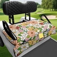 thumbnail image 4 of XYZCANDO Wild Floral Golf Cart Seat Cover with 4 Pockets - Non-Slip Washable Terry Cloth Cover for 2-Seat Golf Carts, Ideal Gift for Golf Lovers, 4 of 8