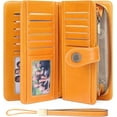 thumbnail image 1 of LAICAIW Women's Wallet Genuine Leather RFID Blocking Large Capacity Trifold Ladies Wallet, 1 of 6