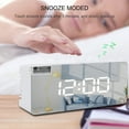 thumbnail image 5 of Fairnull Rectangle Square Multi-function LED Display Alarm Clock for Home, 5 of 11