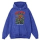 thumbnail image 2 of Sudadera con capucha holgada de algodón 100 % estilo hip hop para hombre, con estampado de esqueleto desgastado y estilo retro, con capucha holgada de estilo hip hop, 2 of 5