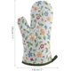 thumbnail image 5 of Guantes para horno, resistentes al calor, guantes para horno, guantes profesionales para horno, guantes aislantes para horno con forro grueso para barbacoa, microondas, cocina, 1 par Vhermosa, 5 of 7