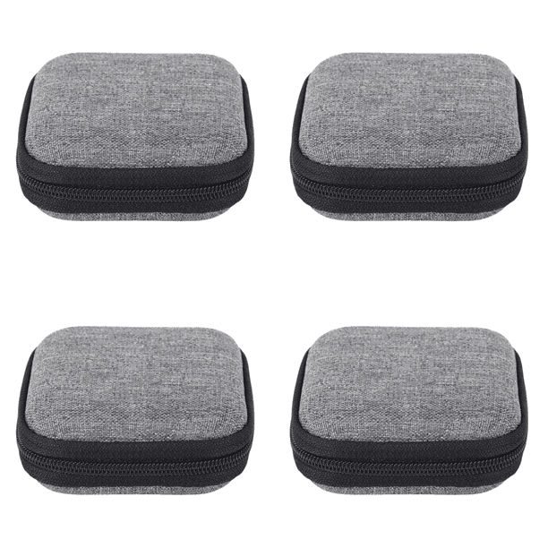 Estuche Pequeño para Transporte Bolsas Cables Datos Mini Dispositivos Tecnológicos (cuadrado)