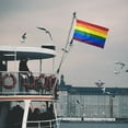 thumbnail image 4 of Drapeau Arc-en-Ciel à Tenir à la Main Ou à Suspendre en Extérieur, Symbole de Fierté LGBT, 4 of 9