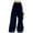 Black-2, variant on Girl's Casual Elastic Waist Cargo Pants Multi Pockets Lightweight Cotton Solid Color Streetwear School 7-14 Years