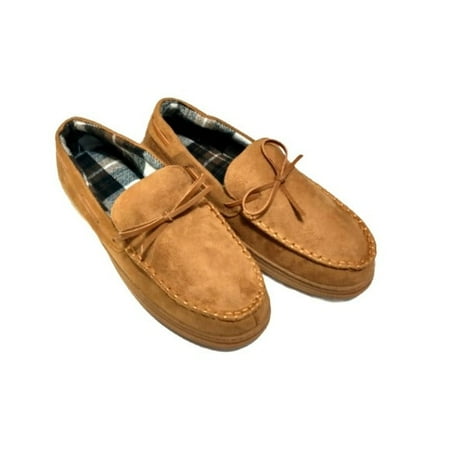 

Gold Toe Mens Tie Moccasin Slippers Choose Sz/Color: M/Tan