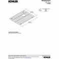 thumbnail image 2 of Kohler K-5828-St Whitehaven Sink Rack, Large, Stainless Steel, 1.00 X 14.53 X 17.64 Inches, 2 of 3
