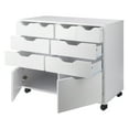 thumbnail image 3 of Winsome Bacs et Tiroirs Halifax Rangement Multiple Armoire Mobile Grand Finition Blanche, 3 of 14
