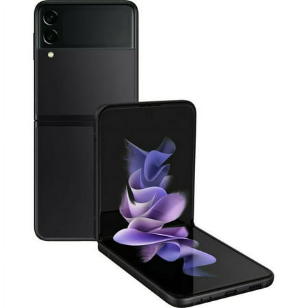 Pre-Owned Samsung Galaxy Z Flip 3 5G SM-F711U1 256GB Black (US Model) - Factory Unlocked Cell Phone (Refurbished: Like New)