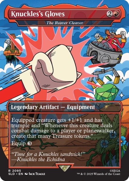 Magic the Gathering Secret Lair x Sonic the Hedgehog: Turbo Gear - Non-Foil Edition