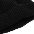 thumbnail image 3 of TISHITA Ribbed Knitted Unisex Ski Beanie Snow Drivers Hat Black, 3 of 8